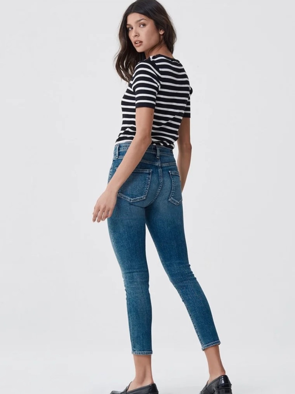 Citizens of Humanity - Rocket Crop High Rise Skinny in Orbit Size 28